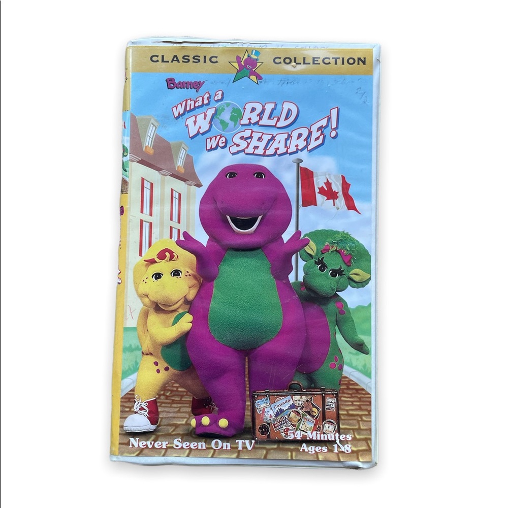 Barney What A World We Share VHS
